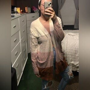 Madewell Multicolor Open Front Cardigan